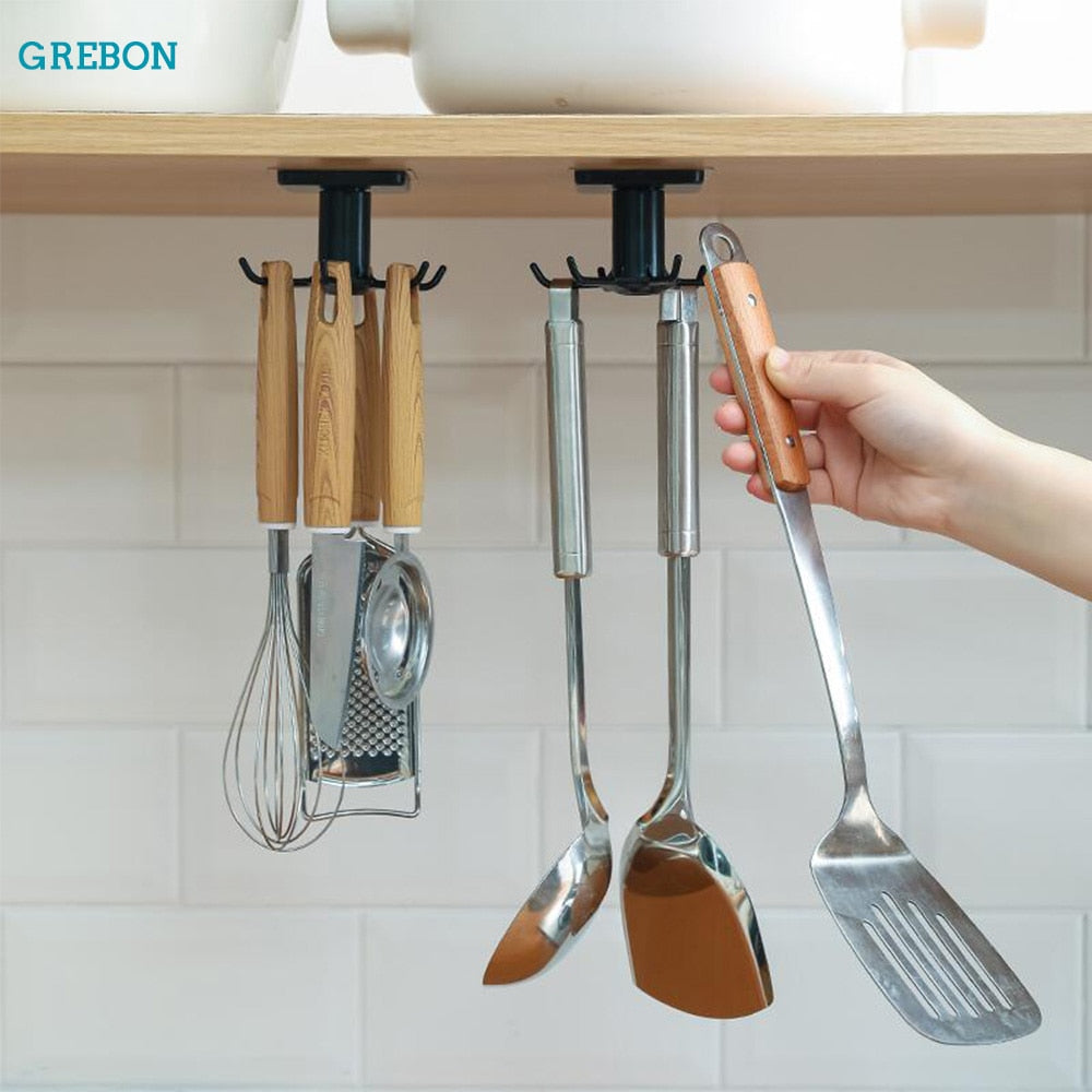 Kitchen Hanging Hooks. Hygienic Corner | Smart Organizers Kitchen