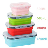 Collapsible Silicone Food Containers