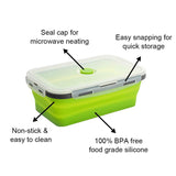 Collapsible Silicone Food Containers