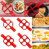 Eco-friendly Non Stick Pancake &  Egg Ring Maker