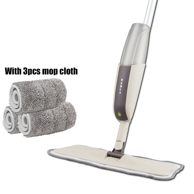2 In 1 Dehydrated Mop Twist Mop With Wringer Microfiber Strip Hand-Wash-Free Stain Killer Wet Dry Commercial Household I.437697243