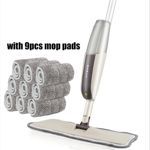 Buy Healthy Spray Mop - Floor Mop with Removable Washable Cleaning Pad, 360  Degree Integrated Water Spray Mechanism (KDB-302924256)