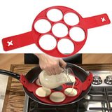 Eco-friendly Non Stick Pancake &  Egg Ring Maker