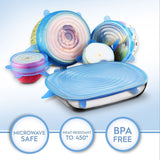 Universal Silicone Food Covers (6pcs/set)