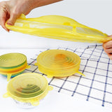 Universal Silicone Food Covers (6pcs/set)