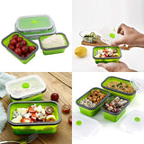 Collapsible Silicone Food Containers