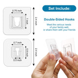 Double-Sided Adhesive Wall Hooks