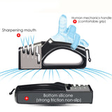 Knife Sharpener (4-in-1) Comfortable Grip